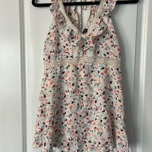 Torrid Abstract Floral Sleeveless Top